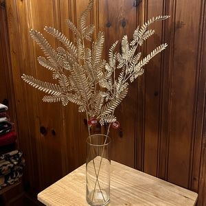 SET OF 2 - Gold palm leaves